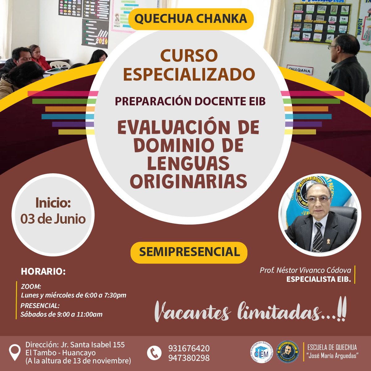 CURSO DE PREPARACION QUECHUA CHANKA 2023 ( JUNIO- JULIO)