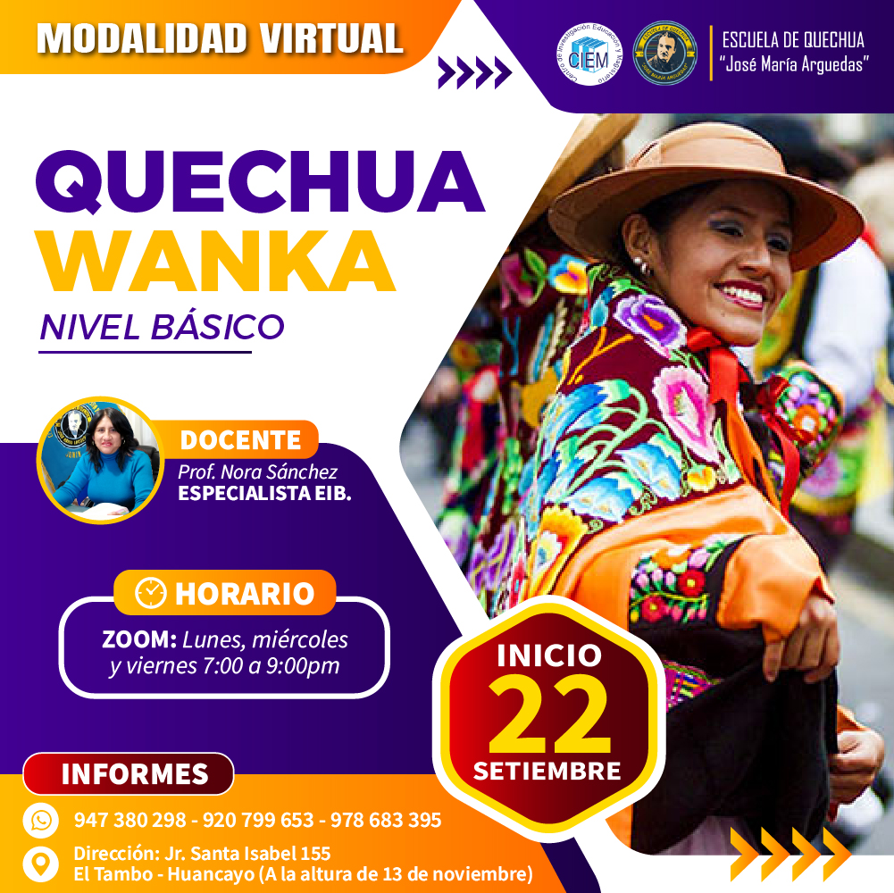 QUECHUA WANKA VIRTUAL - BASICO 2025 ( SETIEMBRE - OCTUBRE)