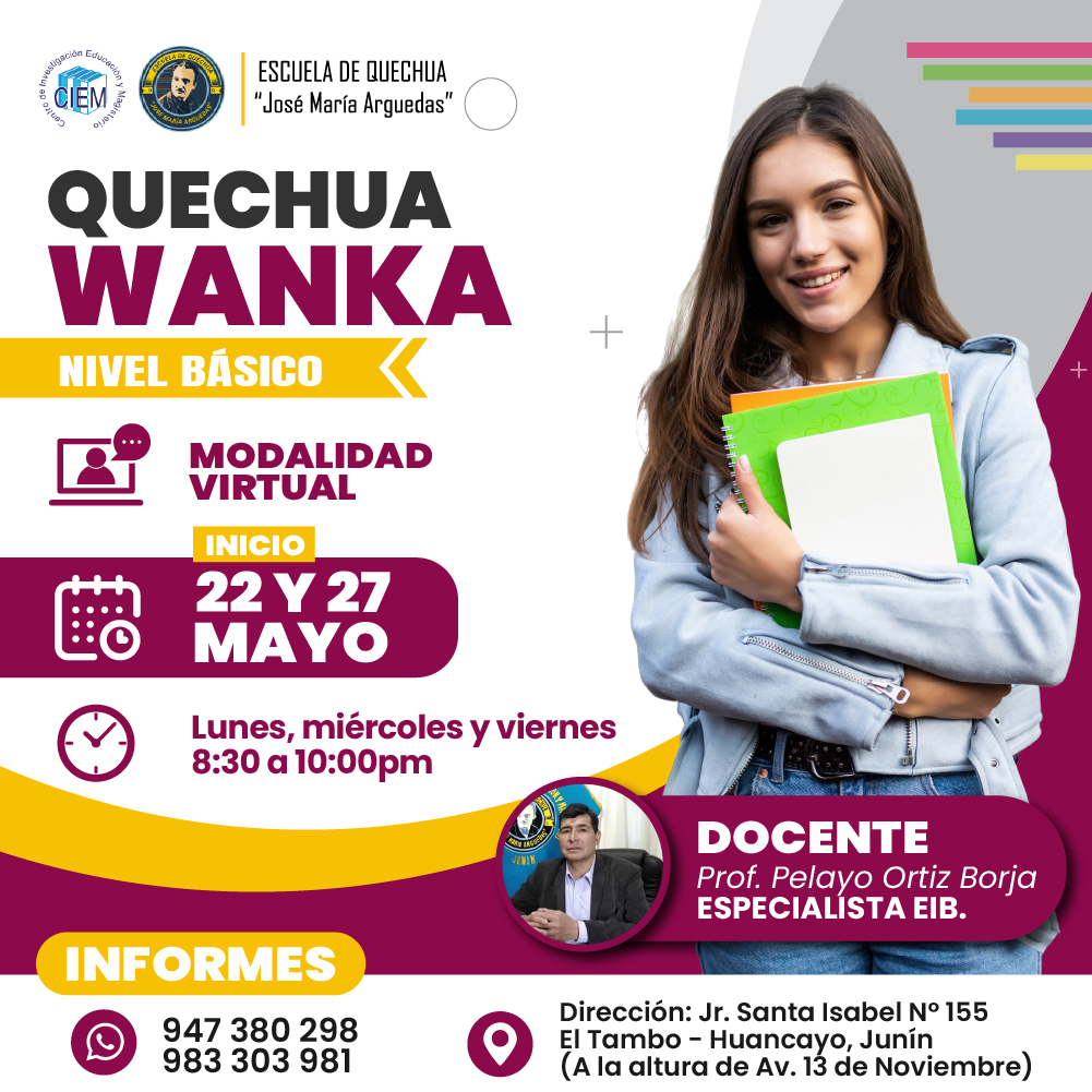 QUECHUA WANKA - BASICO 2026 (JUNIO - JULIO)