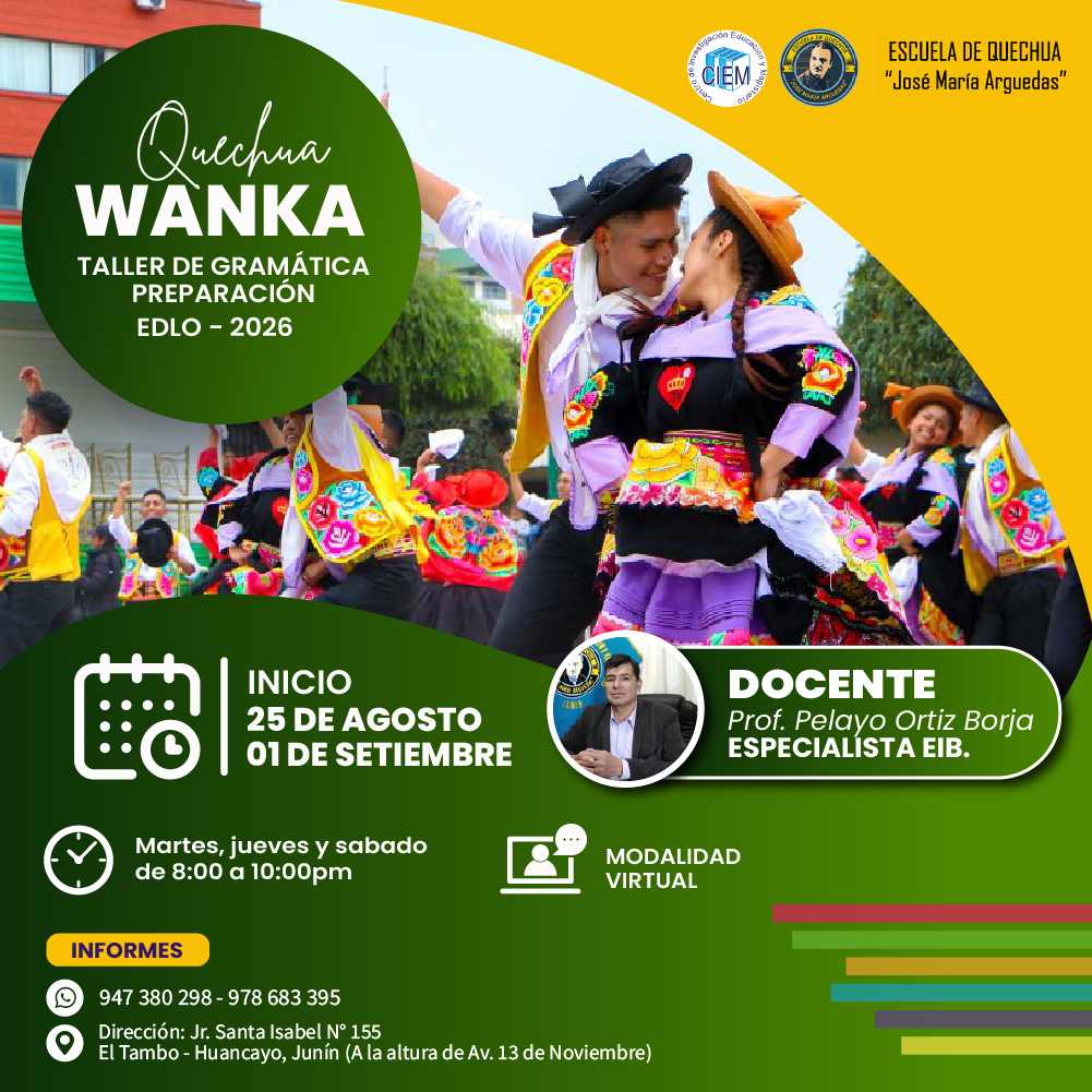 QUECHUA WANKA DE GRAMÁTICA - INTERMEDIO