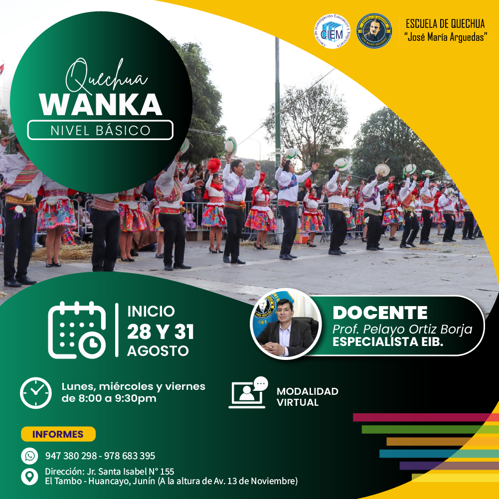 QUECHUA WANKA - BASICO 2026 (SETIEMBRE - OCTUBRE)